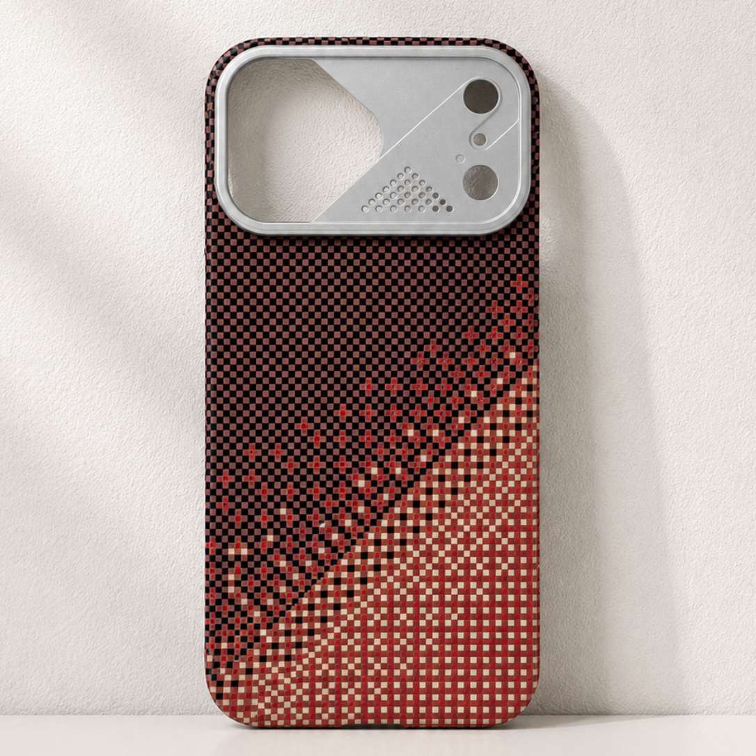 Vibrant Geometric Halftone Pattern
