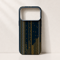 Vertical Pattern of Gold Dots
