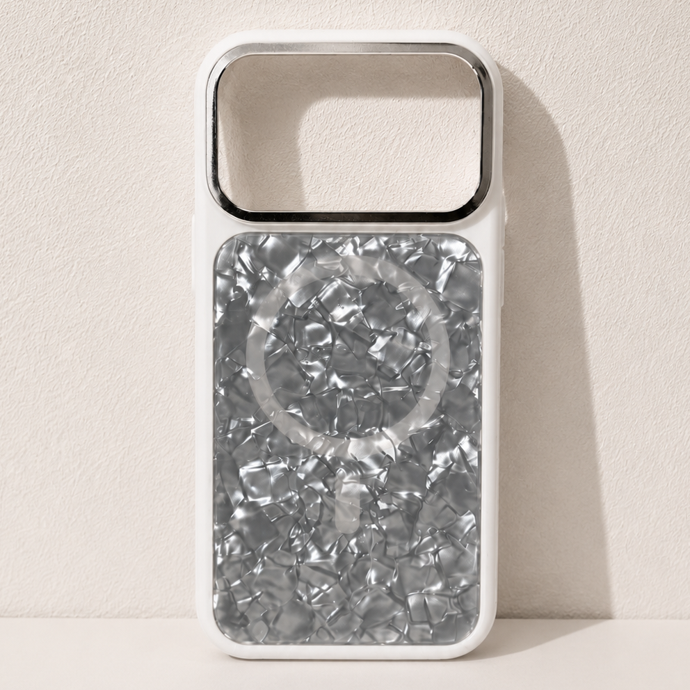 White Crystal iPhone Cover