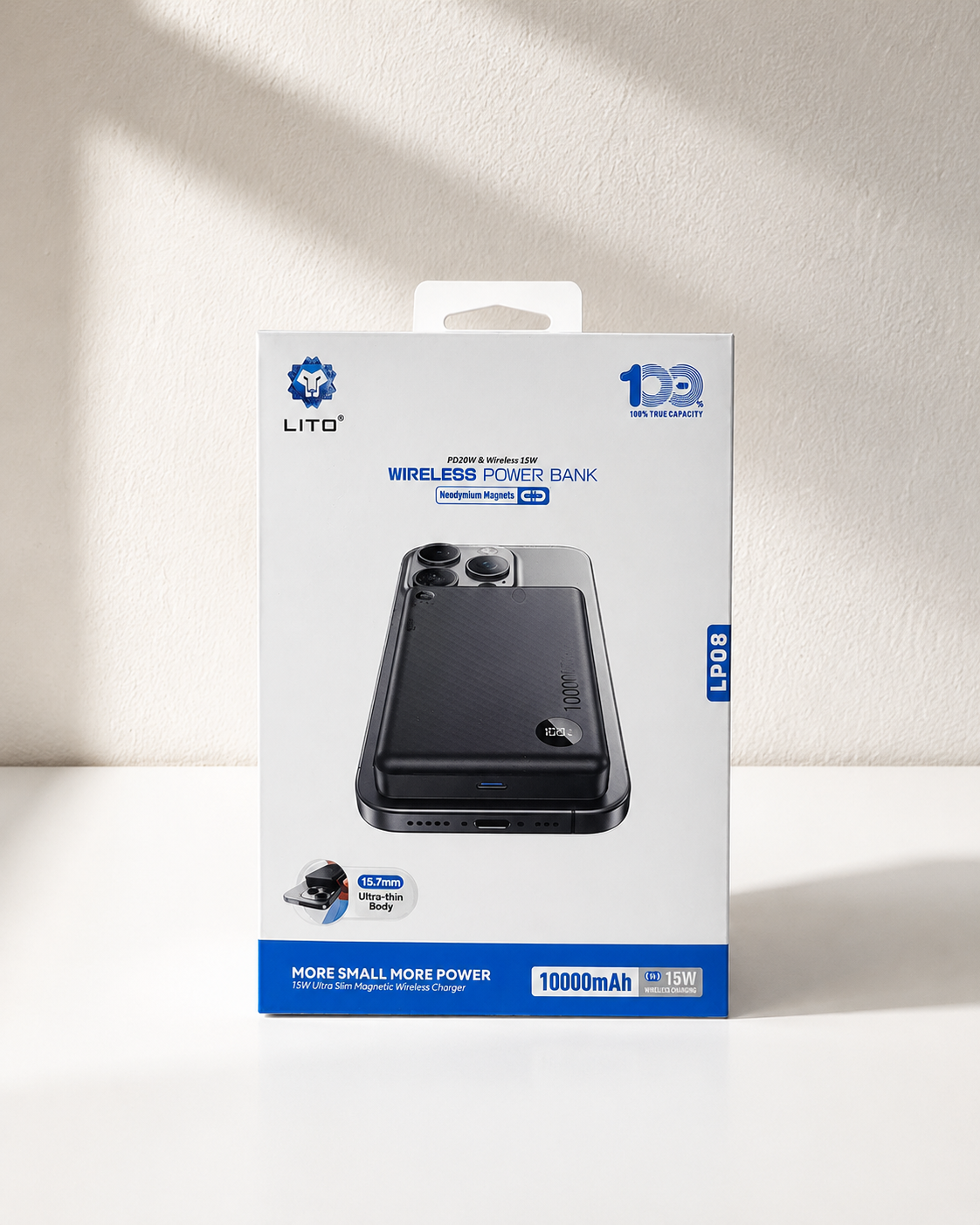 LITO LP08 Wireless Power Bank (10000 mAH)